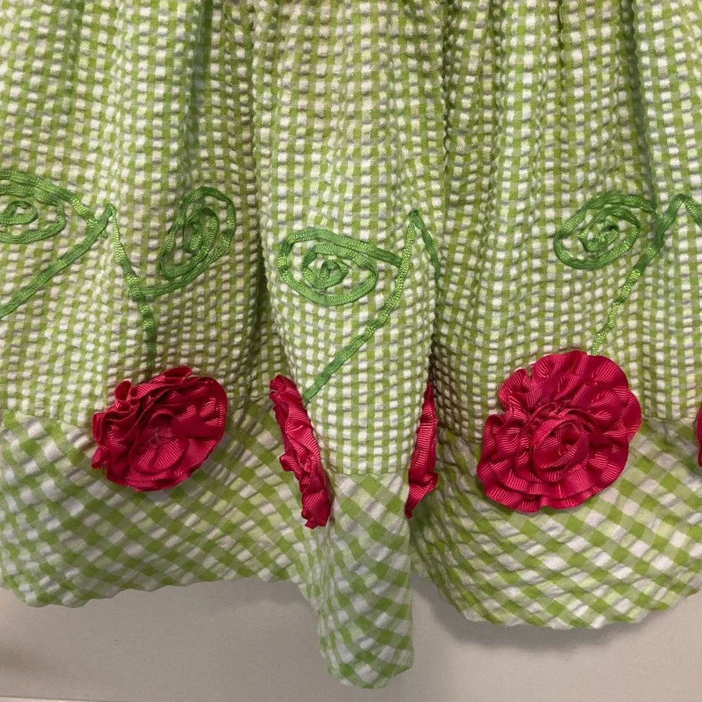 Girls Dresses Size 2T Lot of 2 EUC Green Pink Red White
